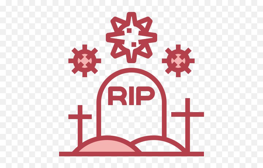 Coronavirus Death Funeral Grave Rip Icon - Rip Death Png,Rip Png