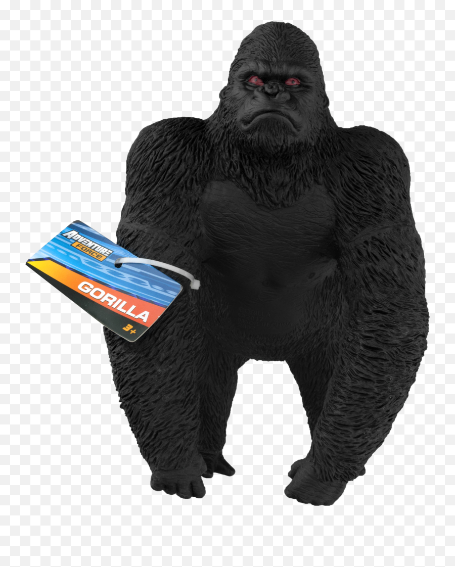 Adventure Force Soft Gorilla Toy Black Designed For - Walmart Toys Adventure Force Animals Png,Gorilla Transparent Background