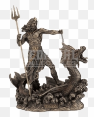 Download Transparent Poseidon Trident Png - Greek Trident Poseidon Griechischer Gott,Poseidon Png