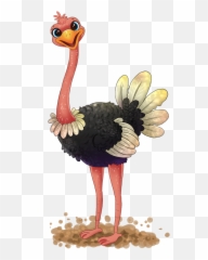 Use Public Domain Ostrich Clip Art - Ostrich Clipart Png,Ostrich Png