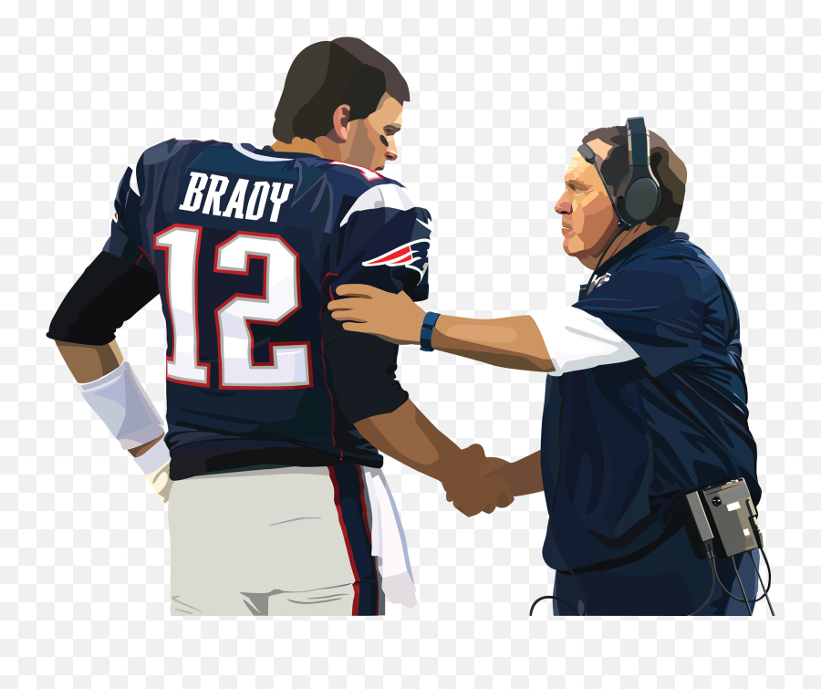Illustration Of Nfl Player Tom Brady - Tom Brady Coach Png,Tom Brady Png