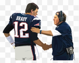 Illustration Of Nfl Player Tom Brady - Tom Brady Coach Png,Tom Brady Png