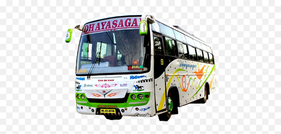 Download Dhayasagar Travels - Tourist Bus In Kerala Png Tourist Bus Photo Download,Bus Png