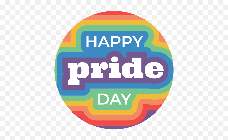 Happy Pride Day Badge - Transparent Png U0026 Svg Vector File Vertical,Pride Png