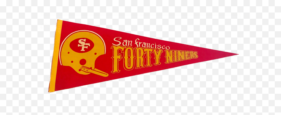 San Francisco 49ers Felt Football - Language Png,Nfl Logo Font