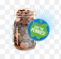 Save The Pennies With Pennywise Power - Food Storage Png,Pennies Png