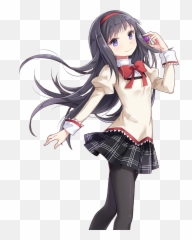 Pin - Hime Cut Png,Madoka Transparent