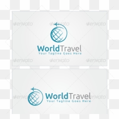 World Travel Logo Template - Graphic Design Png,Travel Logos