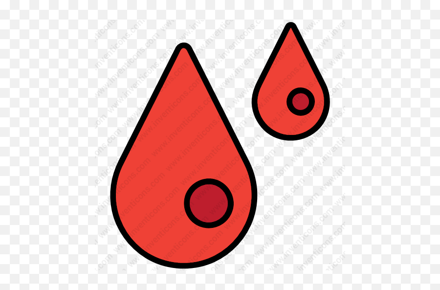Download Blood Drop Vector Icon - Vertical Png,Blood Drops Transparent