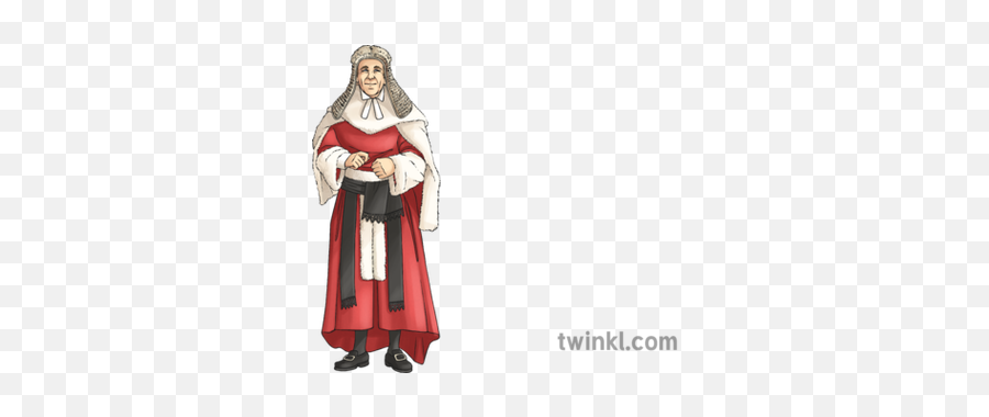 Modern British Court Judge Illustration - Prophet Png,Judge Png