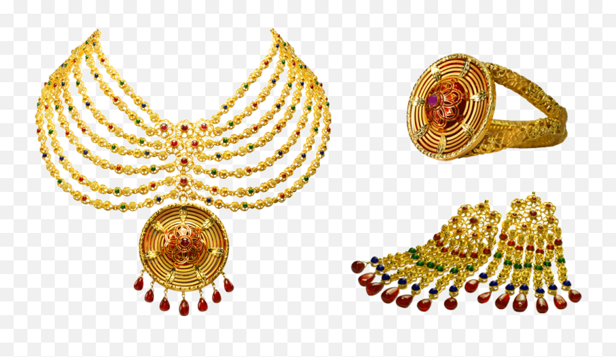 Image Result For Jewellery Set Png Indian Wedding Jewelry - Jewellery,Gold Necklace Png