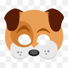 Download Snapchat Clipart Transparent - Dog Face Mask Png