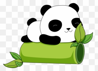 Baby Panda Bear Sleeping - Cartoon Panda In Bamboo Tree Png,Cute Panda Icon