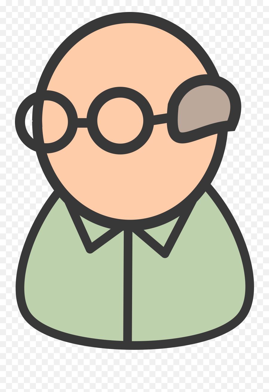 Bald Man With Glasses Avatar Icon - Elder Clipart Transparent Background Png,Simple Man Icon