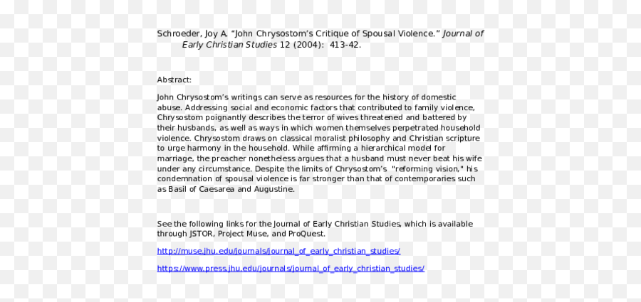 Doc John Chrysostomu0027s Critique Of Spousal Violence Joy - Document Png,St. John Chrysostom Icon
