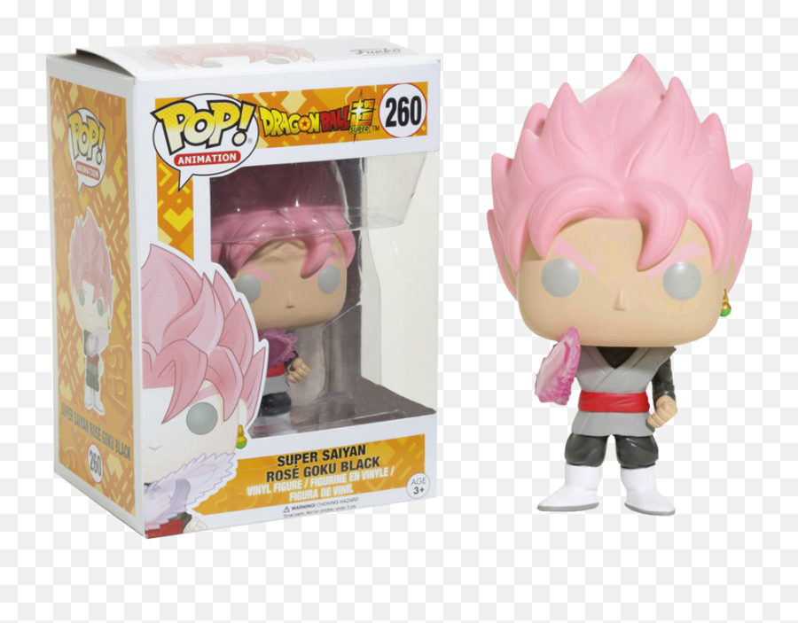 Dragon Ball Z Super - Super Saiyan Rose Goku Black Us Exclusive Pop Vinyl Figure Funko Pop Dragon Ball Png,Goku Black Png