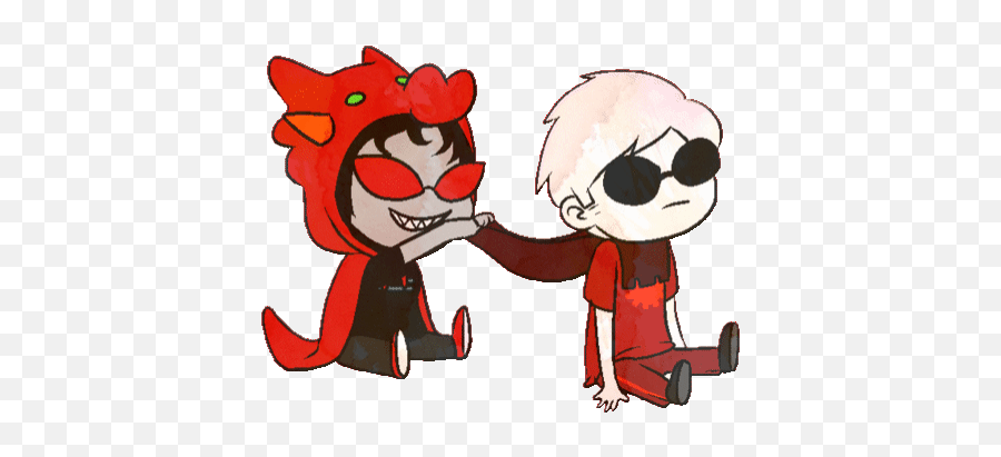 Top Homestuck Icons Stickers For Android U0026 Ios Gfycat - Dave And Terezi Fanart Png,Demon Tumblr Icon