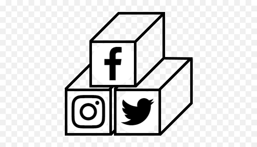Social Media Facebook Instagram Twitter Boop My Nose Full - Twitter Negro Png,Facebook Social Media Icon Vector