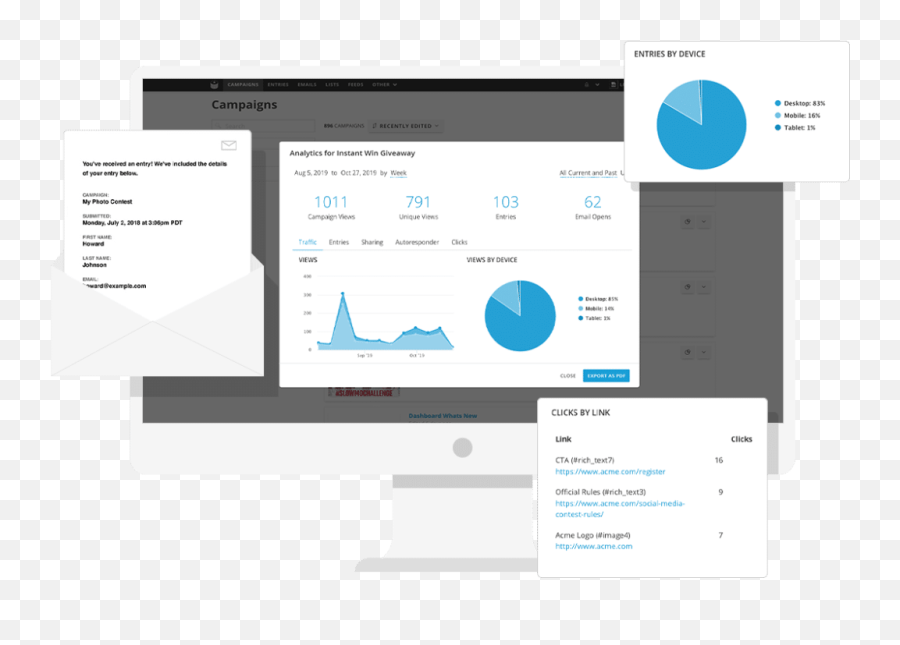 Analytics U2013 Shortstack - Shortstack Entries Analytics Png,Autoresponder Icon