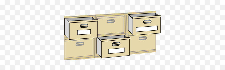 File Cabinet Drawers Vector Illustration Public Domain Vectors - Clipart Filing Cabinet Png,File Cabinet Icon