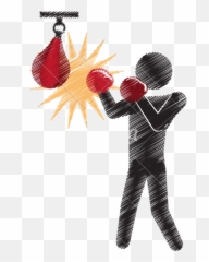 Boxer Punching Icon - Canva png