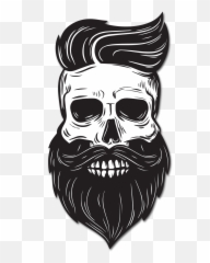 Download Premium Beard Oil Skull - Png PNG Image Logo