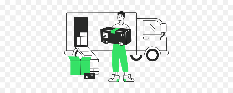 Merchandise Icon - Download In Line Style Deliveryman Png,Kpop Icon Pack
