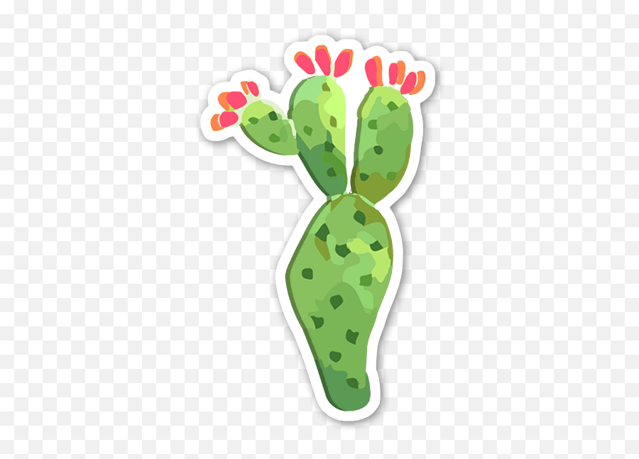 Cactus Love 7 - Stickerapp Cactus Con Flores Png,Watercolor Cactus Png