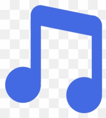 Royal Blue Musical Note Icon - Free royal Blue Music Symbol Png