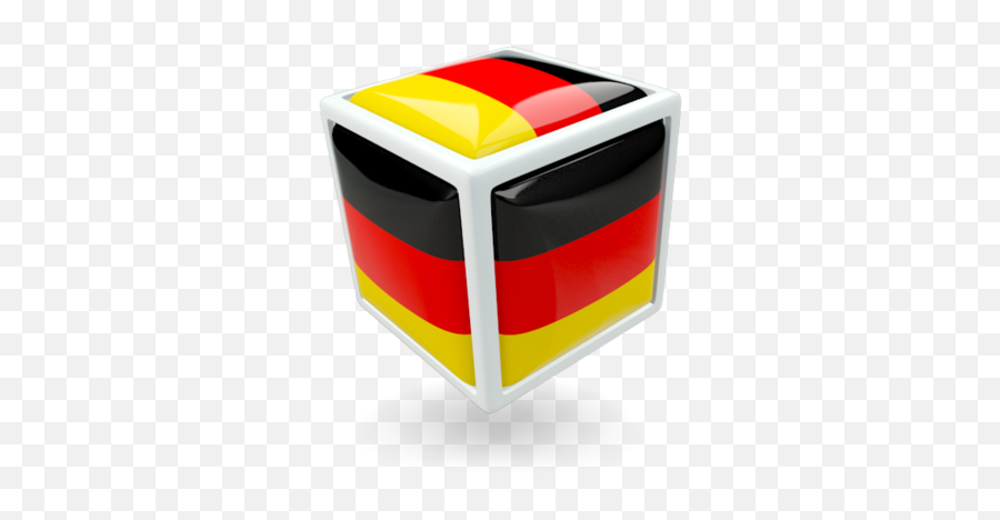 Cube Icon Illustration Of Flag Germany - German Cube Png,Cubic Icon