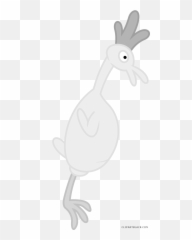 Rubber Chicken Clipart Black And White - Chicken Rubber Black And White Png,Rubber Chicken Png