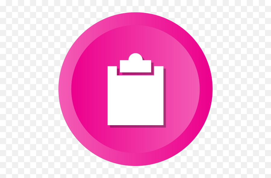 Clipboard Board Form Poll Buffer Icon Size - Wallet Icon Survey Icon Pink Png,Facebook Icon Sizr