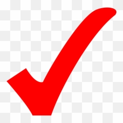 Red Check - Red Checkmark Png,Red Check Mark Png