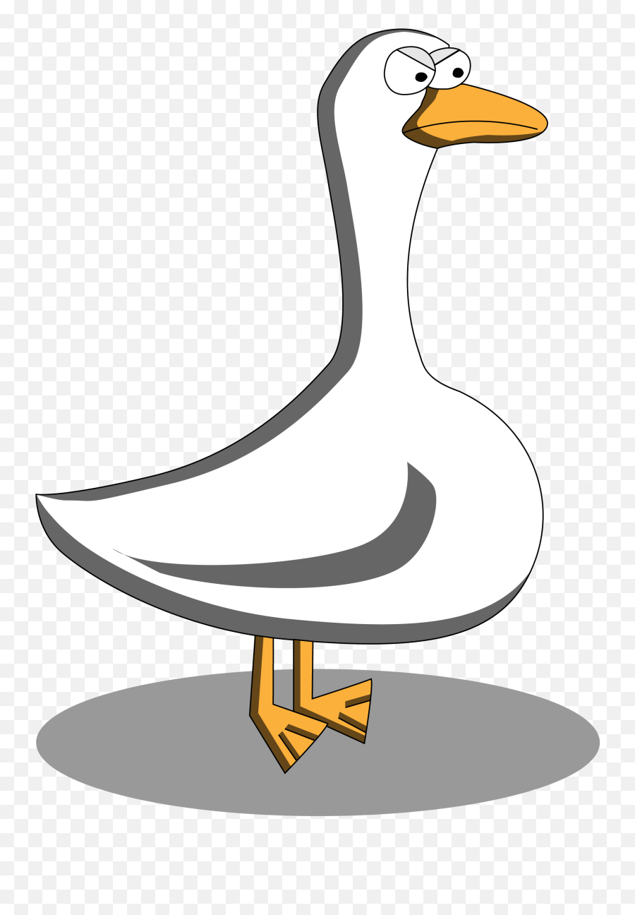 Goose Drawing Angry - Duck Transparent Cartoon Jingfm Png,Goose Transparent