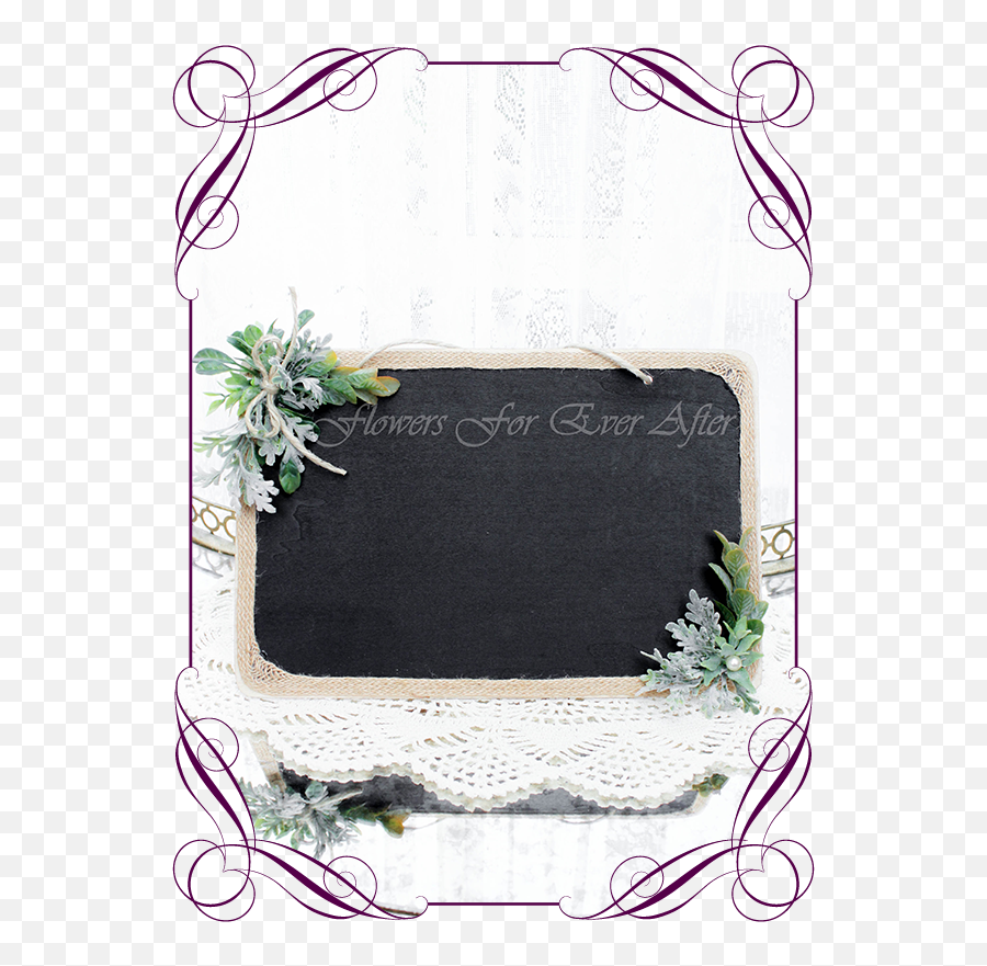 Foliage U0026 Twine Sign Board - Native Australian Flower Hair Comb Png,Chalk Board Png