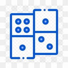 Dominoes Icon Of Colored Outline Style - Vector Graphics Png,Dominoes Png