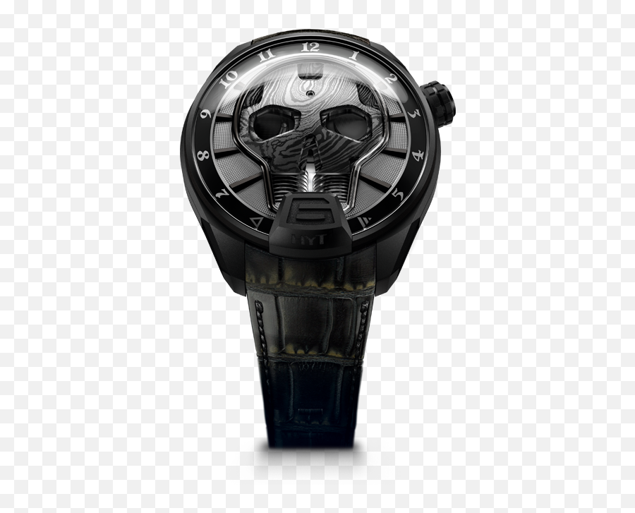 Skull Watch Bad Boy Collection Hyt Watches - Hyt Skull Bad Boy Png,Watch Transparent Background