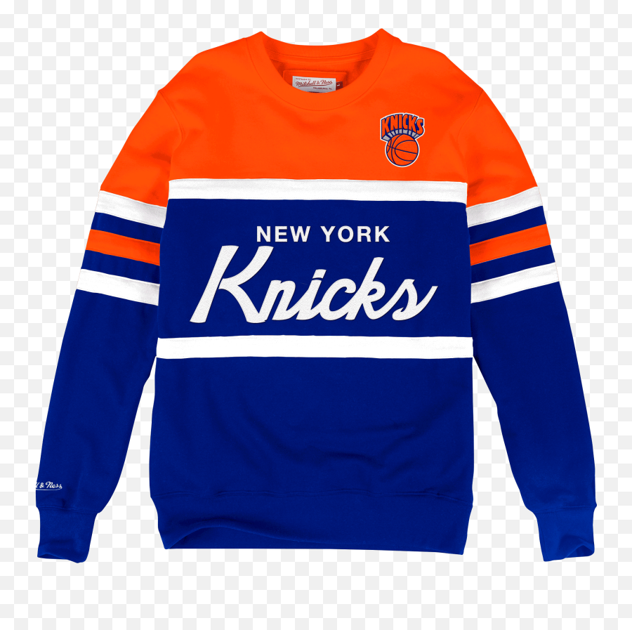 Head Coach Crew - New York Knicks Mitchell And Ness Packers Sweatshirt Png,Knicks Logo Png