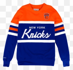 Head Coach Crew - New York Knicks Mitchell And Ness Packers Sweatshirt Png,Knicks Logo Png