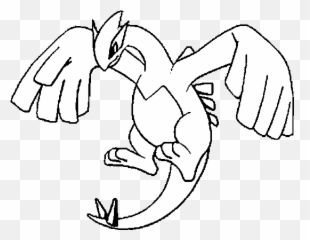Lugia Coloring Page - Coloringcrewcom Pokemon Lugia Png,Lugia Png