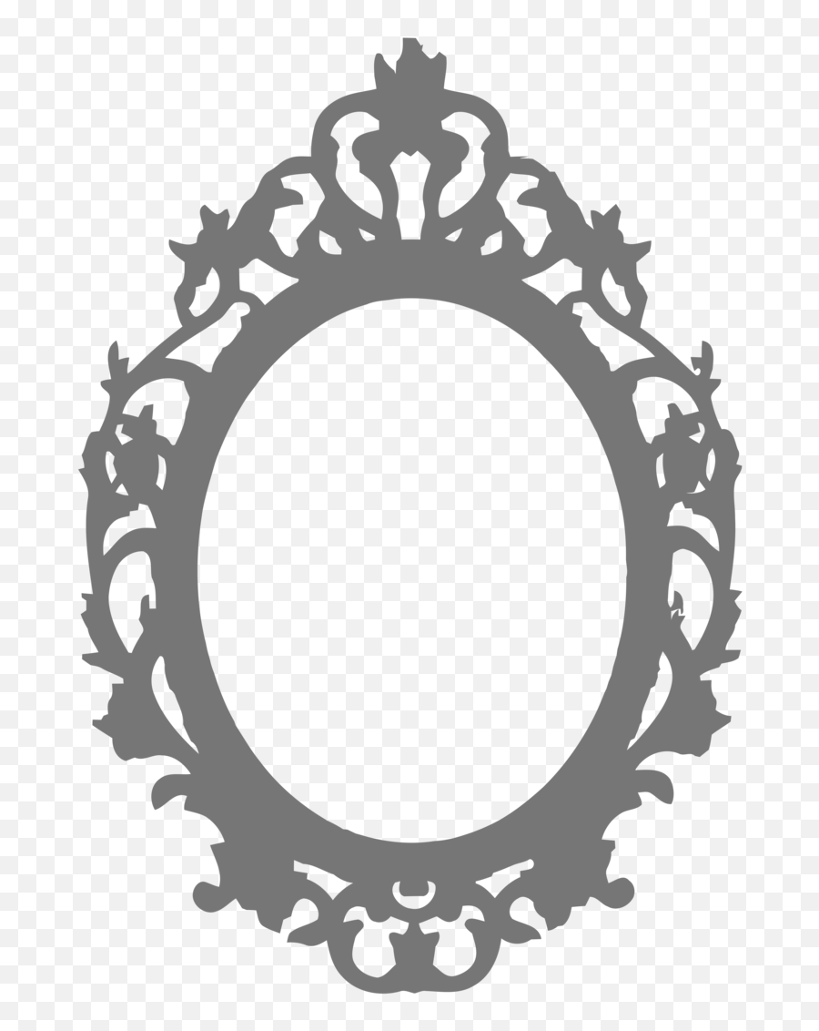 Oval Mirror Frame Tattoos - Vector Mirror Frame Png,Oval Frame Png
