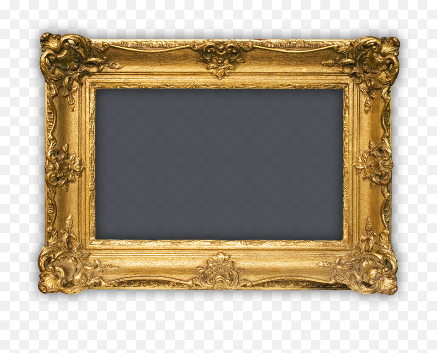 Download Hd Pic - Frame Golden Frame Free Png Transparent Painting Frame Png Transparent,Golden Frame Transparent