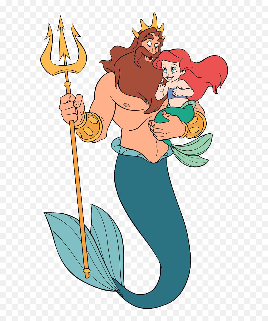 King Triton Png Transparent Images All - Ariel And King Triton,Aquaman Transparent