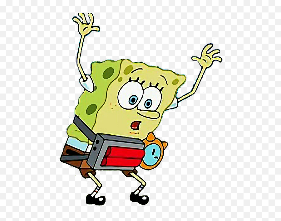 Spongebob Caveman Png - Spongebob Bomb Allahu Akbar,Meme Transparent
