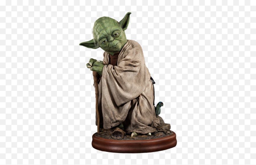 Star Wars - Yoda Lifesize Statue Png,Yoda Transparent
