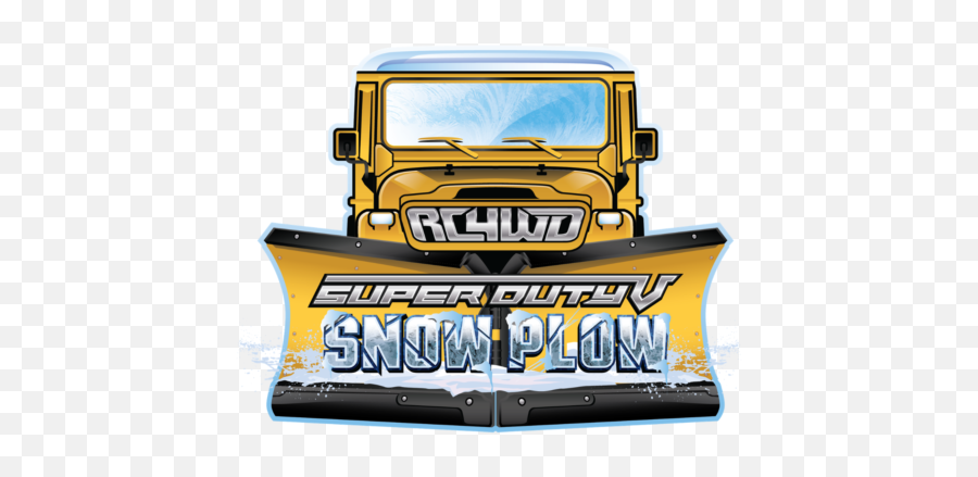 Rc4wd Super Duty V Snow Plow Yellow - Snowplow Png,Plow Png