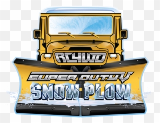 Rc4wd Super Duty V Snow Plow Yellow - Snowplow Png,Plow Png