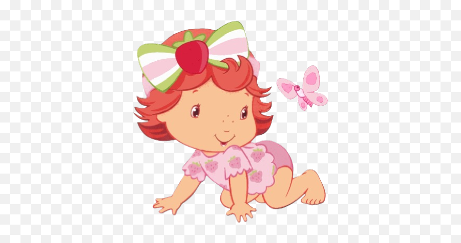 Download Hd Strawberry Shortcake Baby - Baby Strawberry Shortcake Clipart Png,Strawberry Shortcake Png