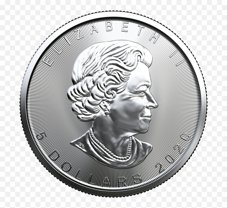 1 Oz Silver Maple Leaf 2020 Coin Bitgild - Canadian Maple Silver Coin Png,Coin Transparent