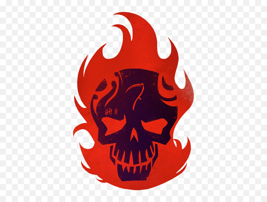 Download El Diablo Skull Suicide Squad - Diablo Suicide Squad Hd Png,Suicide Squad Logo